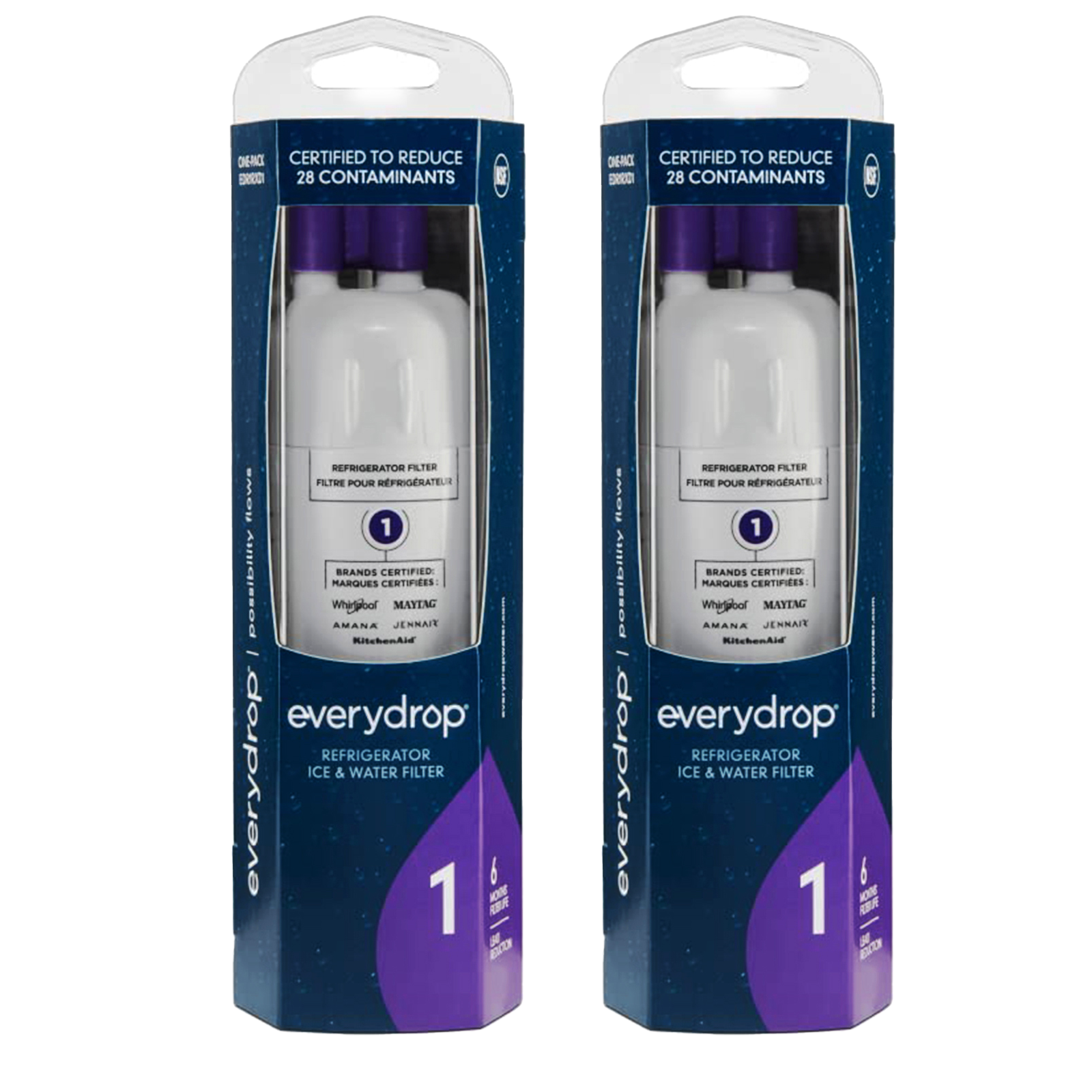 EDR1RXD1 Water Filter 1 Refrigerator Filter, W10295370A