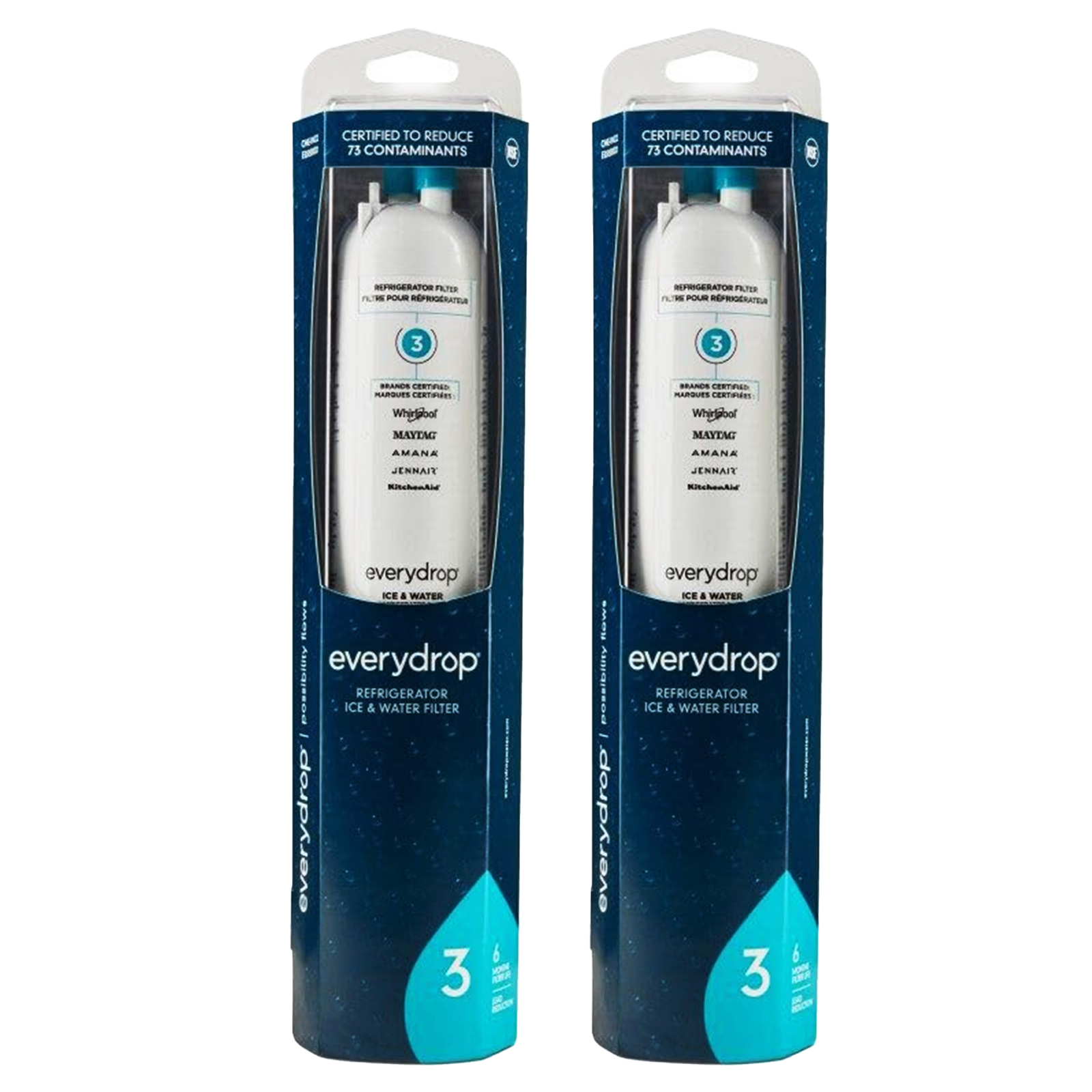 EDR3RXD1 Water Filter 3, Refrigerator Filter, 4396710