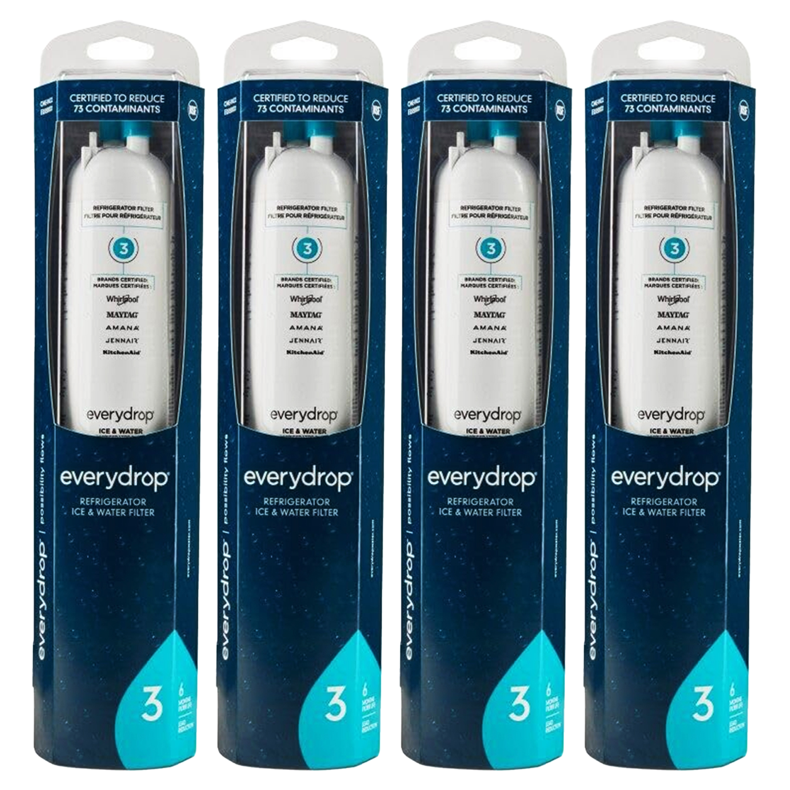 EDR3RXD1 Water Filter 3, Refrigerator Filter, 4396710