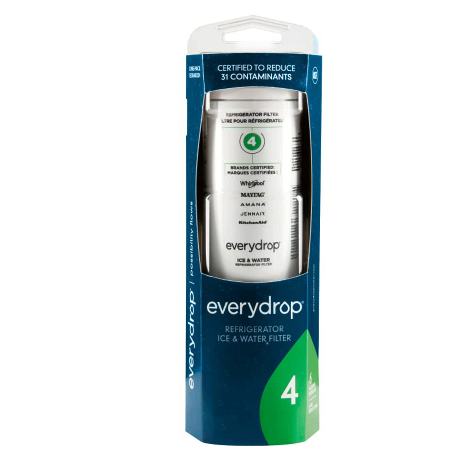 EDR4RXD1 Water Filter 4, Refrigerator Filter, UKF8001