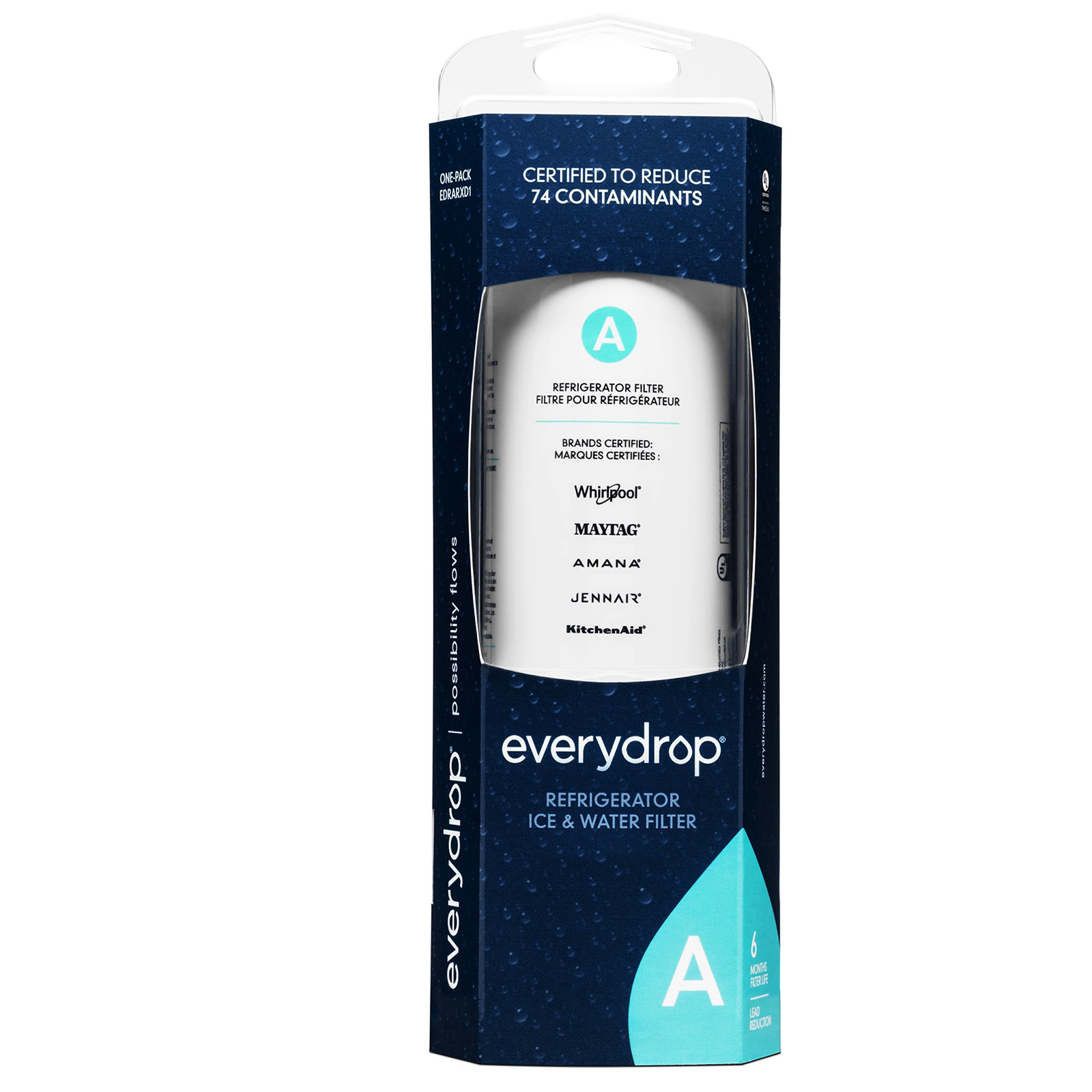EDRARXD1 Water Filter A Refrigerator Filter, W11536439