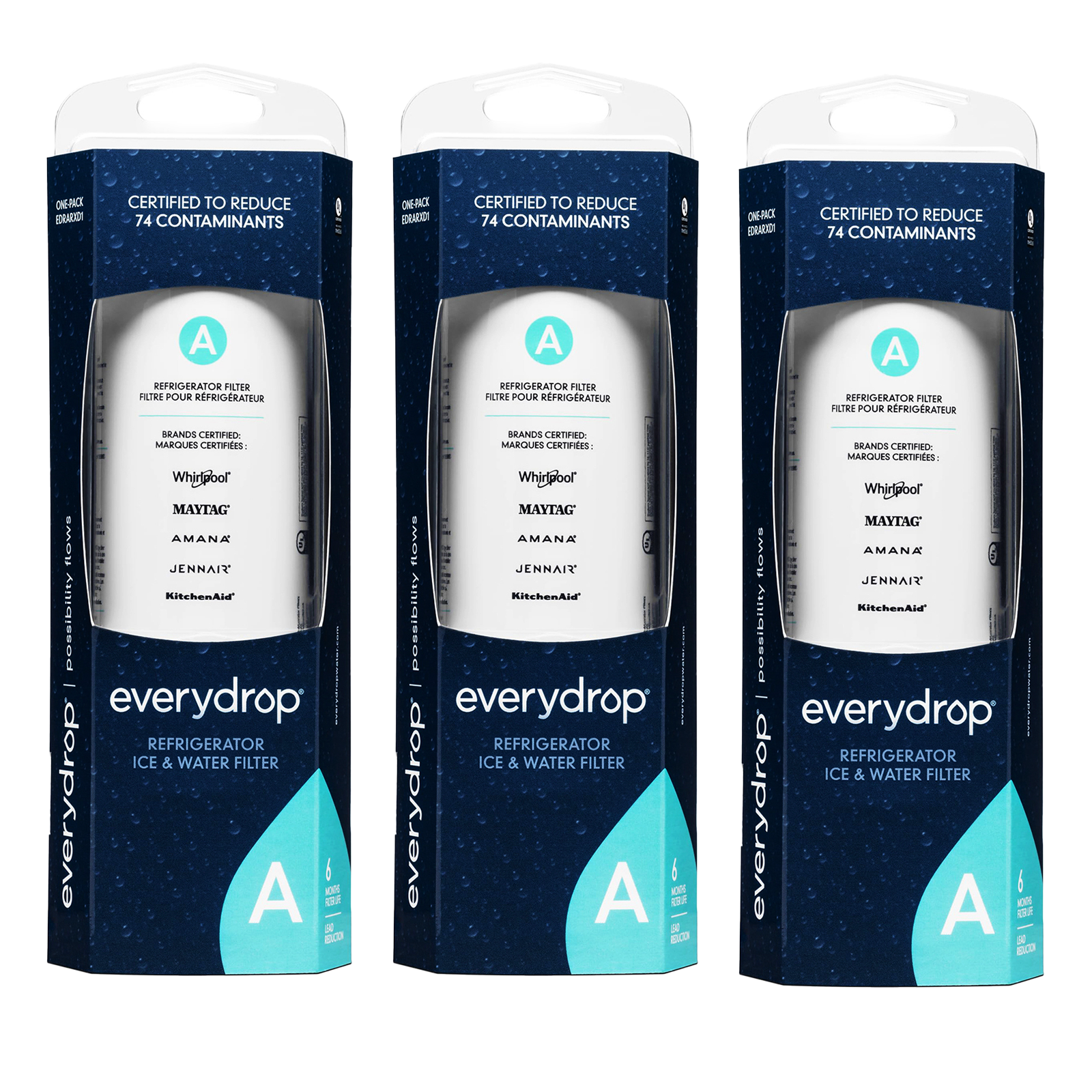 EDRARXD1 Water Filter A Refrigerator Filter, W11536439