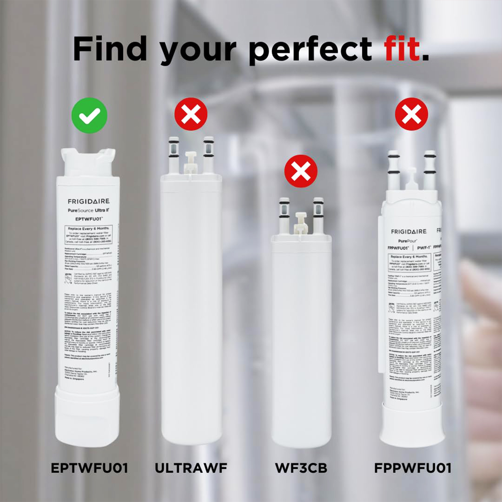 EPTWFU01 PureSource Refrigerator Water Filter Ultra II