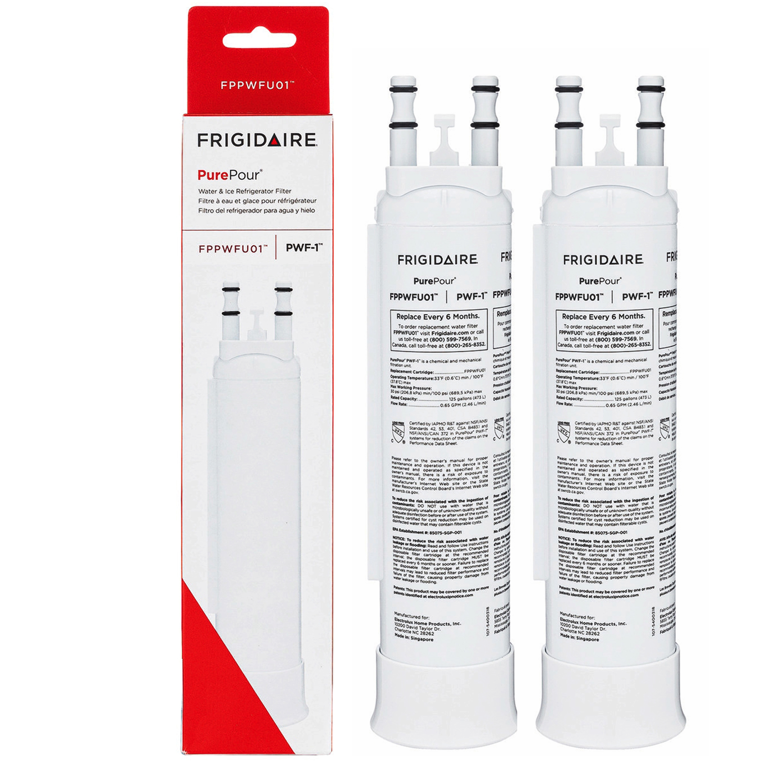 FPPWFU01 Refrigerator Water Filter PurePour PWF-1