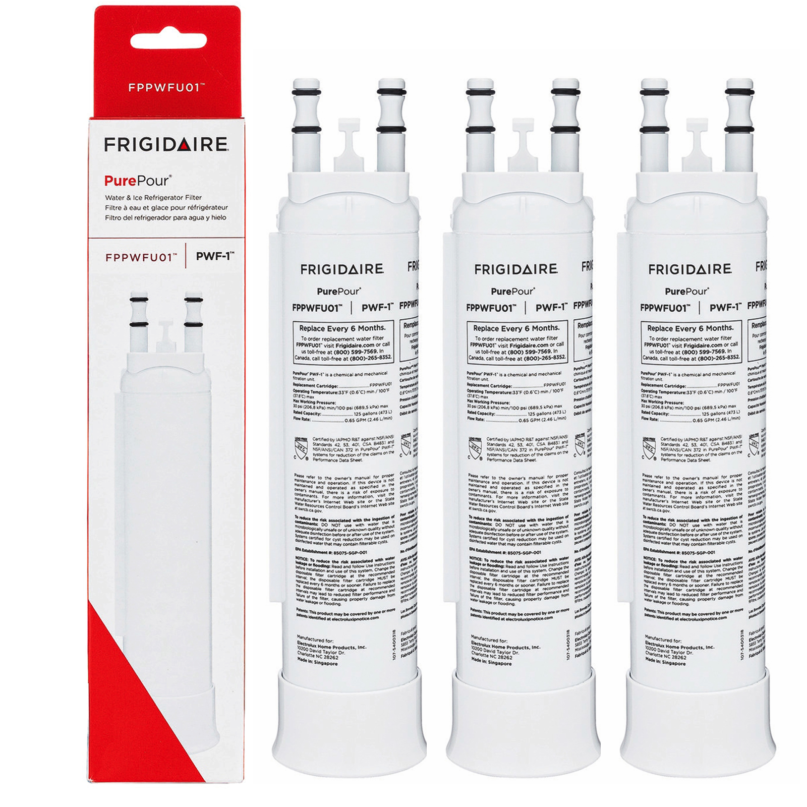 FPPWFU01 Refrigerator Water Filter PurePour PWF-1