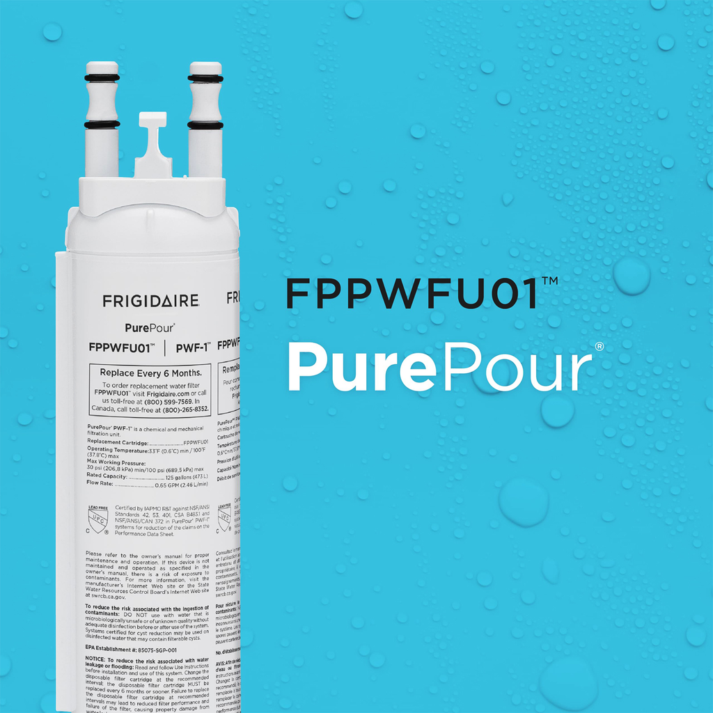 FPPWFU01 Refrigerator Water Filter PurePour PWF-1
